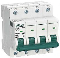 Выключатель автоматический DEKraft ВА-103 4п 5А C 6кА картинка